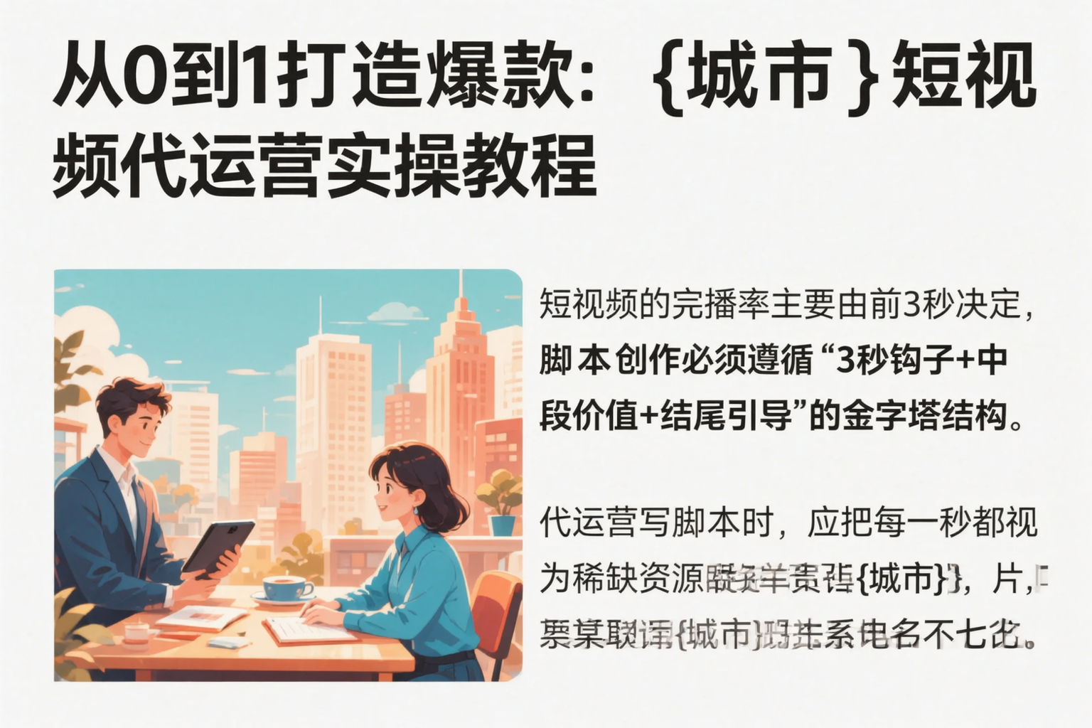 从0到1打造爆款:营口短视频代运营实操教程