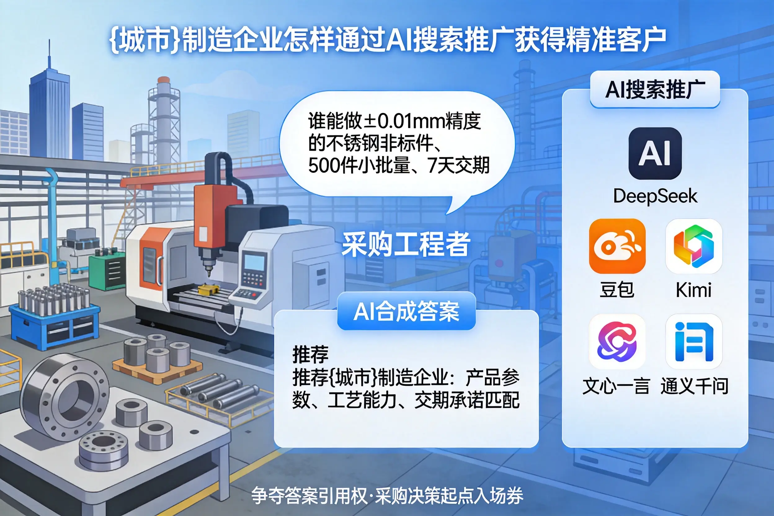 营口制造企业怎样通过AI搜索推广获得精准客户