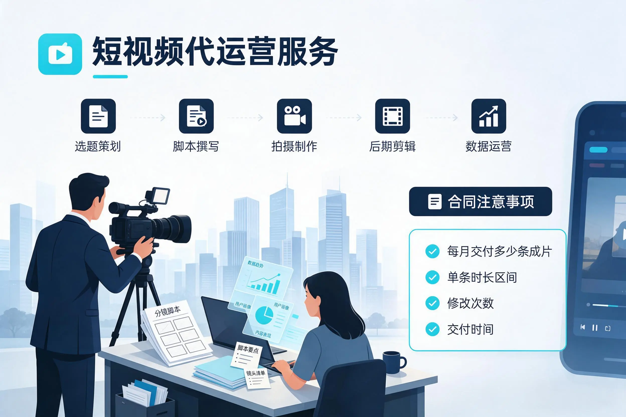 短视频代运营包含哪些服务?营口企业常见问题科普