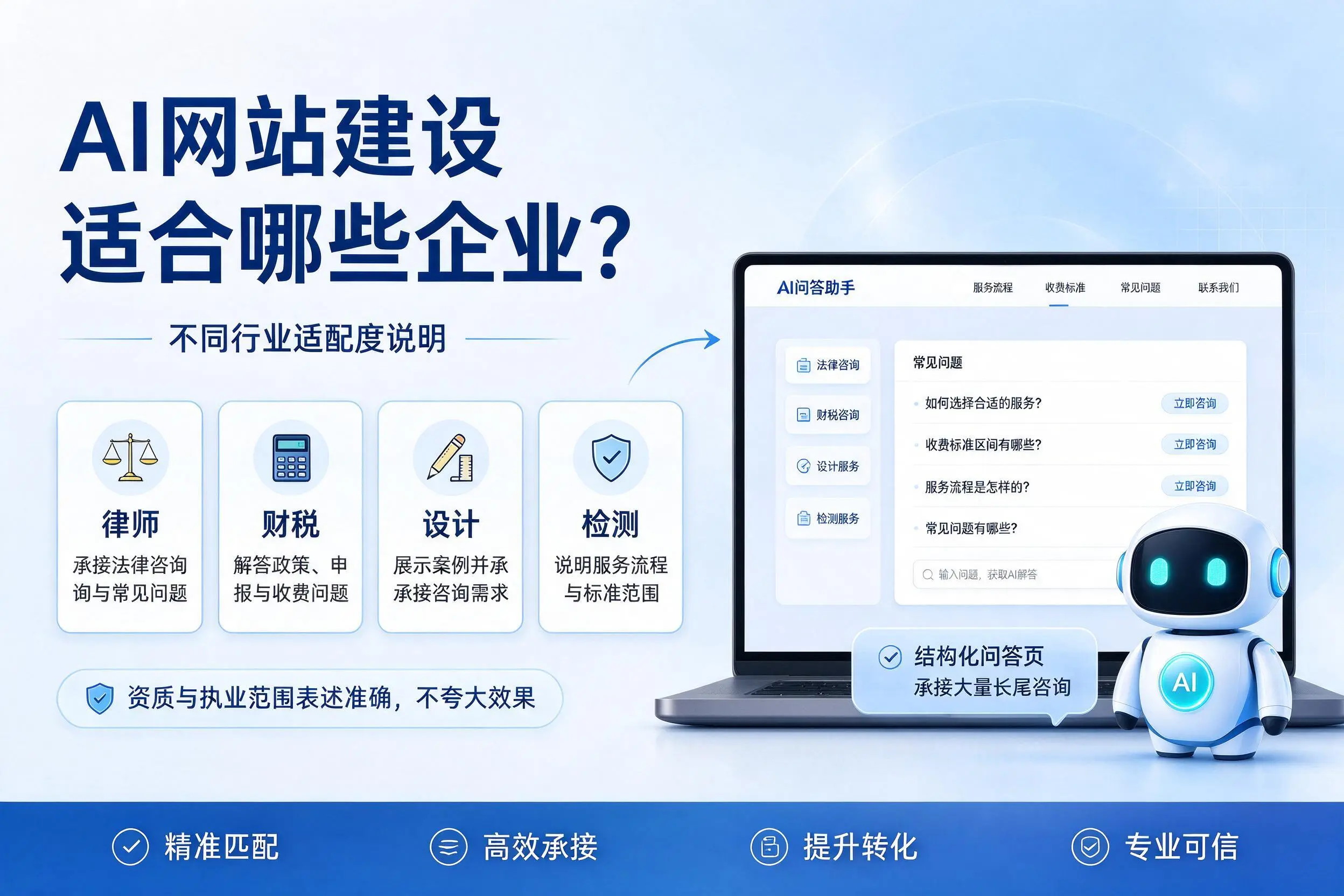 AI网站建设适合哪些企业？营口不同行业适配度说明
